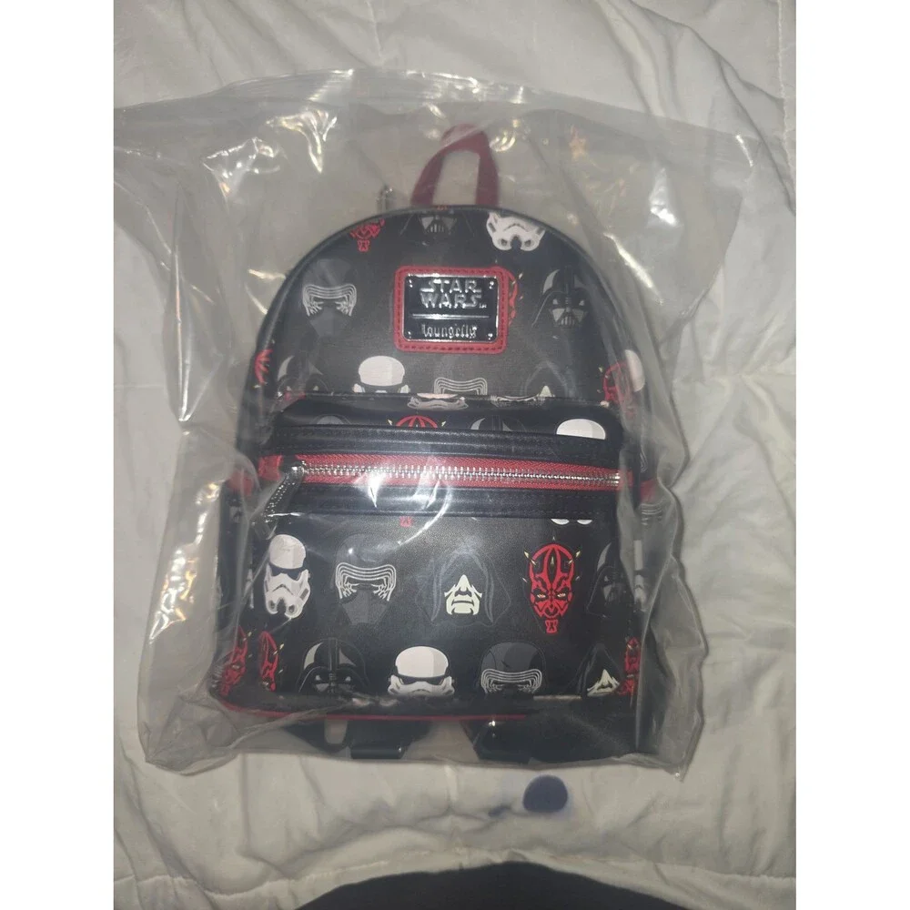 NWOT loungefly  Darth Vader Darth maul mini backpack bookbag purse bag tote!